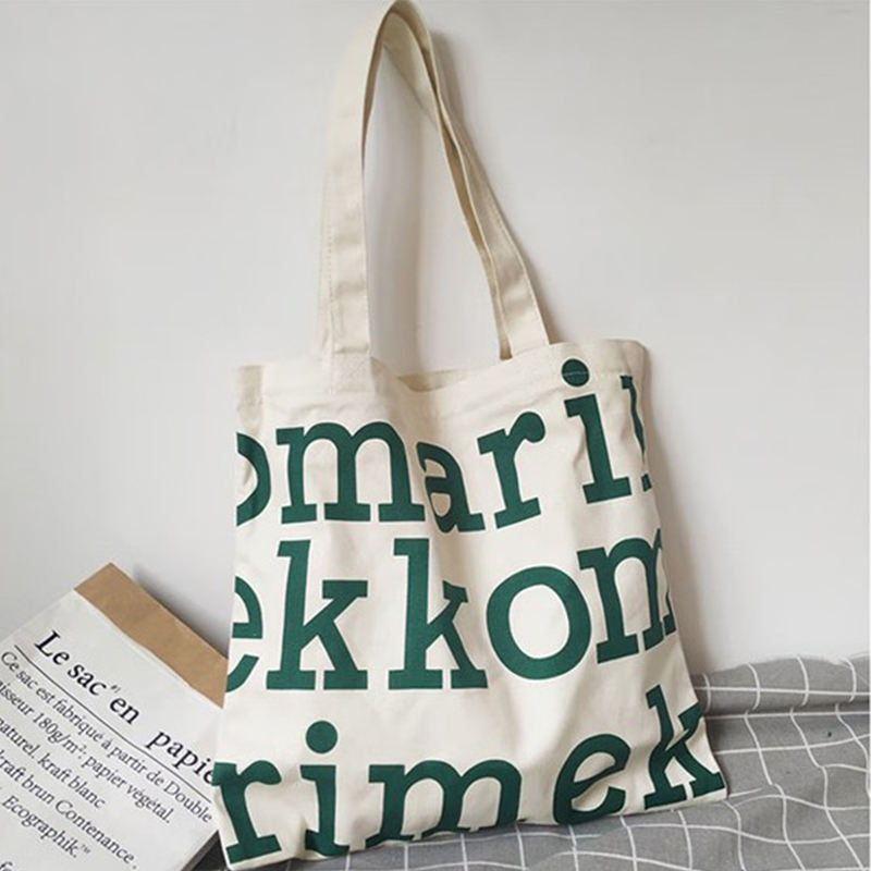 定制棉帆布肩背购物袋