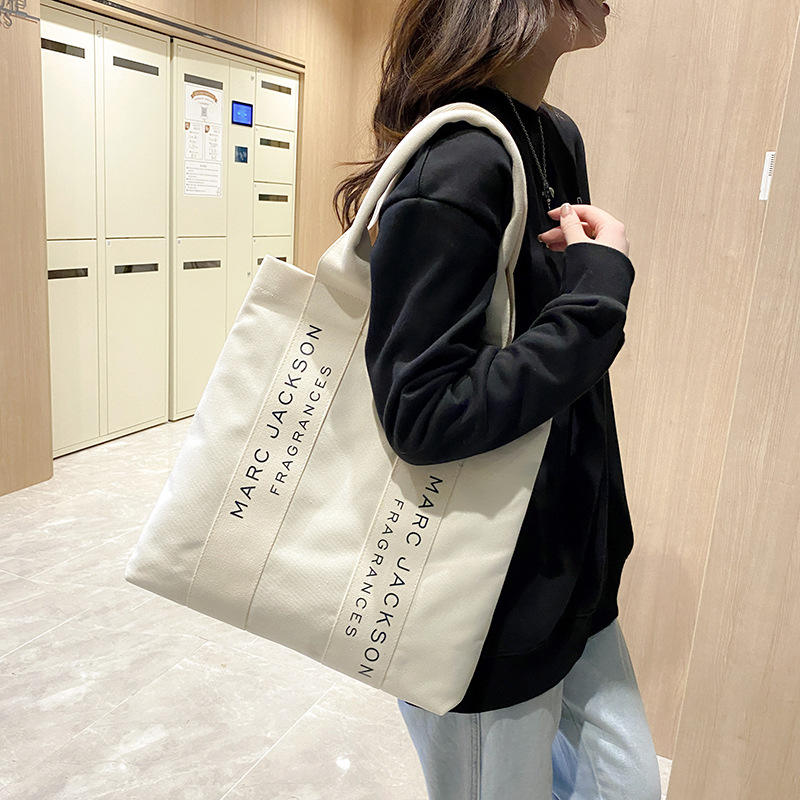 定制印花大号帆布托特包-图01