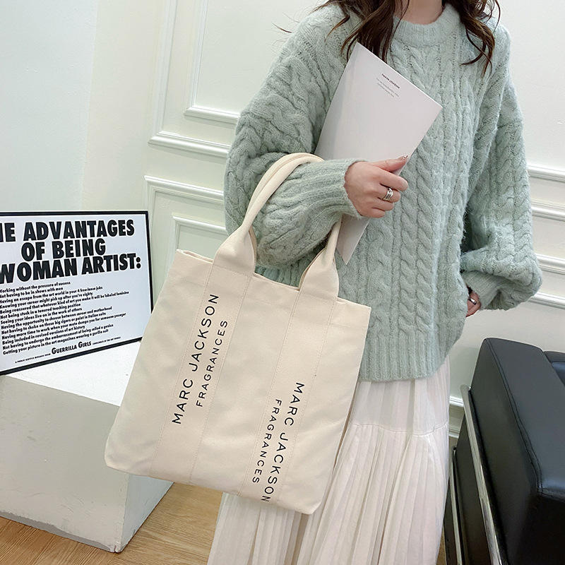 定制印花大号帆布托特包-图02