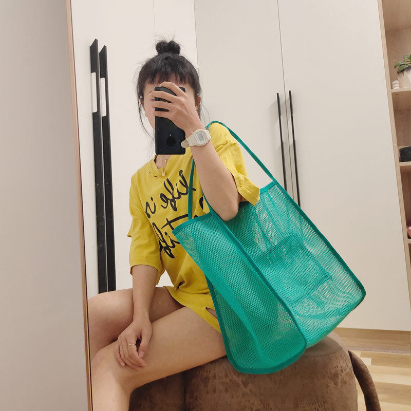 嘉绘美时尚潮流透明网纱包-17